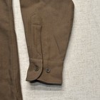 U s army  Wwii Shirts flannel O d  Coat Style   size 15  - 33 - See Photos