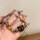 Ceramic Colorful Bead Bracelet Summer Accessory Handcrafted Wrist