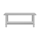 60 24 Nfs Stainless Steel Kitchen Work Table Commercial Kitchen Restaurant Table