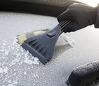 Auto Drive 9  Ice Ergonomic Heavy Duty Window Ice Scraper Tool  Black  16211ad