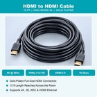 Hdmi Cable 10ft 4k High Speed Hdmi To Hdmi Cord For Hdtv Ps5 Xbox Roku Monitor
