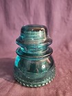 Vintage Antique Hemingray No  42 Blue aqua Glass Insulator Made In The Usa 4 5 
