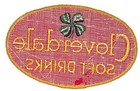 Cloverdale Soft Drinks Embroidered Soda Patch C1950 s-60 s Vgc Scarce