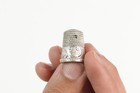 Antique Sterling Silver Simons Bros Co Thimble 5 21 Grams With Holes