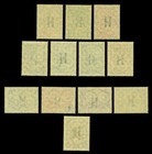 Colombia 1923 Airmail Scadta Holland h  Ovpt Set Sc  Clh47-cle57  cflh3 Mint Mlh