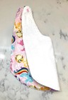 Baby Girl  Bib And Burp Cloth Set Disney Princess Handmade Snap Close Pink