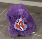 Vintage Puffkins Violet The Purple Bear 4  Plush Stuffed Animal Toy Swibco