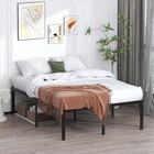20 Inch Queen Bed Frame No Box Spring Needed Heavy Duty Metal Tall Platform Bed