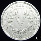 1883 Liberty V Nickel   With Cents   Original 5c Coin   Free Shipping   Tcc