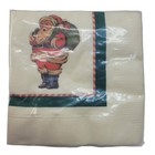 Vtg Hallmark 5  Santa Claus Christmas Holiday Paper Beverage Napkins 16ct Nos