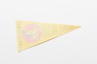 Vintage Yellow New York  the Empire State  Souvenir Felt Mini Pennant 8 