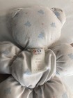 Vintage Fisher Price Slumber Babies White Cloth Bue Teddy Bear Print Doll Plush 