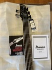 Ibanez   K5bkf Fieldy Signature Model 5 String Electric Bass Guitar - Black Flat