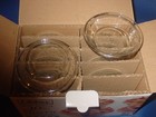 Libbey 10 Pc Mini Pie Glass 4 9  Dia Round Plain Clear Just Baking Dishes In Box