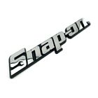 2pcs Snap-on Tool Box Logo Emblem Chrome Silver Badge Decal 8  Inch Long - New