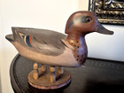 Vintage Duck Decoy - Jim Slack -  Illinois - Green Wing Teal