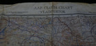 Wwii Us Aaf Army Air Forces Cloth Chart Keijo - Vladivostok 1943 Silk 24 X 24 5 
