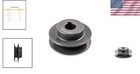 2-1 2  Od V-belt Pulley  Fixed 5 8  Bore  Cast Iron For Corrosion Resistance