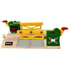 Brio World Train Magnetic Action Crossing Accessory 33750 Wooden Railroad Toy