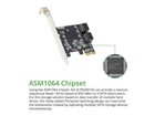 4 Port Sata Iii Pci-e 3 0 X1 Card Non-raid With Low Profile Bracket