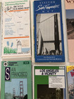 Lot Of 21 Vintage Road Maps State   City Guides Brochures-ca  Nv  Wy  Id  Mt  Wa