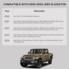 Truck Bed Mat Fit With Jeep Gladiator Jt 2020-2024  5ft Bed   Tpe Truck Bed Line