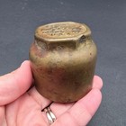 Vintage Ford Model T Brass Hub Cap Made In Usa Antique Auto Part Script Logo
