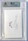 John Romita Signed Spiderman Marvel Original Art Sketch 3x5 Index Card Bas Slab
