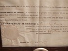 President Franklin Pierce Signed Document