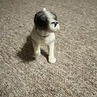 Porcelain Pointer Dog Figurine Black   White 6  X 4  Maker s Mark