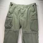 Boy Scouts Of America Pants Men 36 Green Convertible Cargo Uniform Classic 36x30