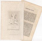 Gaspar De Crayer Flemish Painter Portrait Antique 1808 Copper Engraving
