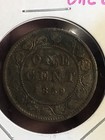 1859 Canada One Cent Km 1 Bronze