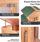 80  Chicken Coop Wooden Hen Hutch Poultry Cage Pet House  Outdoor W nest Box run