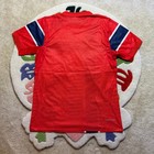 Nike Norway National Team Home Soccer Jersey Red Blue Aero-fit Mens Large
