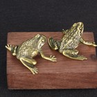 Antique Brass Frogs Statue Brass Toad Figurine Decoration Brass Figurine Golden
