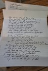 Antique 1888 Handwritten Cursive Letter To Young Daughter That Died 