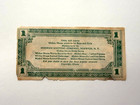 1 Cent Mickey Mouse Play Money Disney Dollar 1930 s Norwich Knitting Co  Rare   