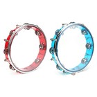 Tambourine Double Row Adjustable 10in Percussion Jingles Instrument For Party