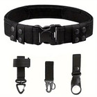 2  Tactical Nylon Duty Belt - Adjustable 30-46  Utility Belt For Police Swat Usa