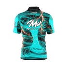  custom Name  - Motiv Electrical Tornado Teal Bowling Jersey Shirts Size S-5xl