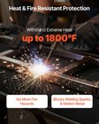 Vevor Carbon Felt Welding Blanket 2-pack 20  X 36  Flame Retardant Welding Mat