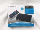 Craig Digital To Analog Broadcast Converter With Remote Control