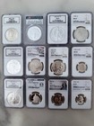 Lot Of  Us Silver Coins Dollar Half Dollar Quarter