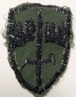 Vietnam War Theater Made Mac-v Subdued Patch - Used  Off Uniform