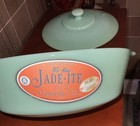 Anchor Hocking Fire-king Jade-ite 2 Qt Round Glass Casserole Dish W  Lid Green