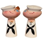 Vintage Holt Howard Bell Bottom Gobs Sailor Salt Pepper Shakers Pixieware Japan