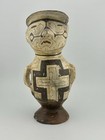 Shipibo-conibo Peru Ucayali Kene Polychrome Pottery Effigy Face Vessel 1930s Vtg