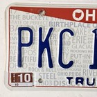 Ohio Truck License Plate     free         Pkc 1237   Permanent Fleet Oh Tag
