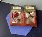 Vtg New Nos Lot Of 2 Usa Made Christmas Ornament Kit Bead   Sequin Sulyn